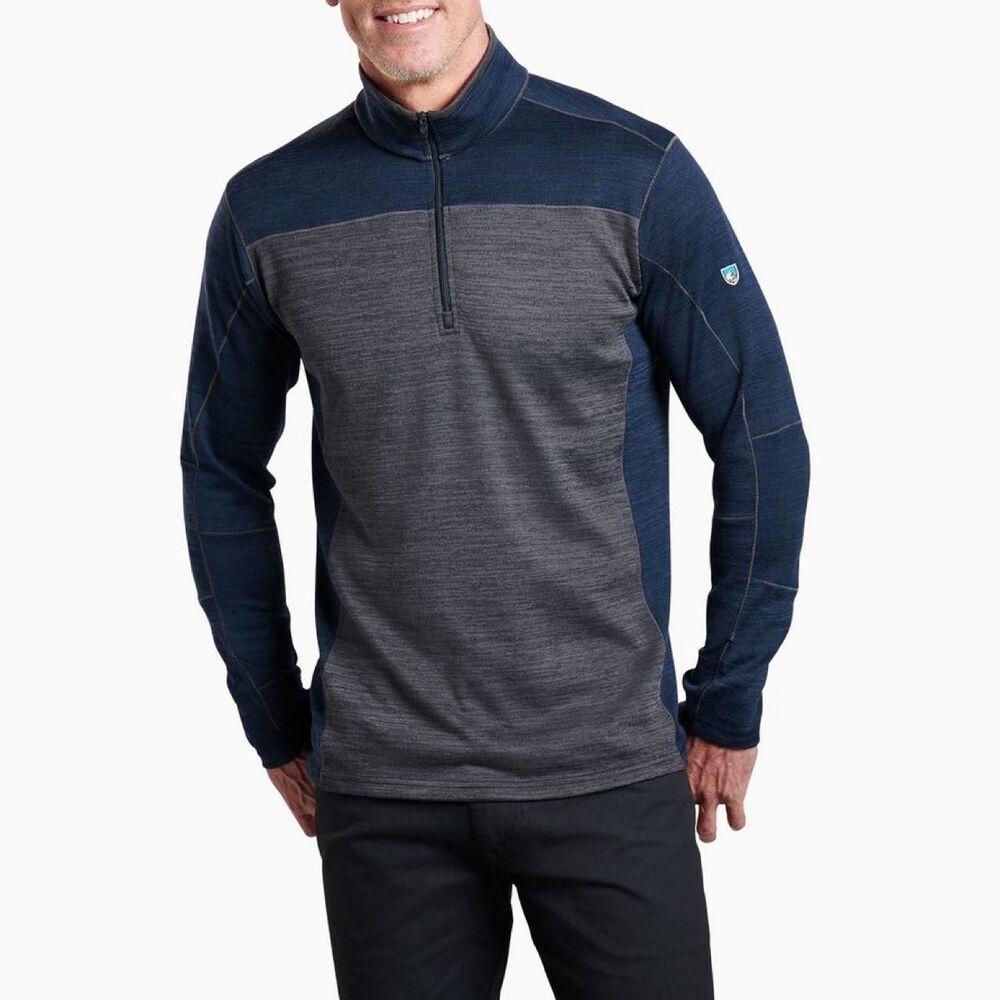 Kuhl Ryzer 1/4 Zip Pullover Mock Neck Sweater Mens M Gorpcore